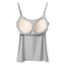 Adjustable Cotton Cami with Shelf Bra Women's Tank Top