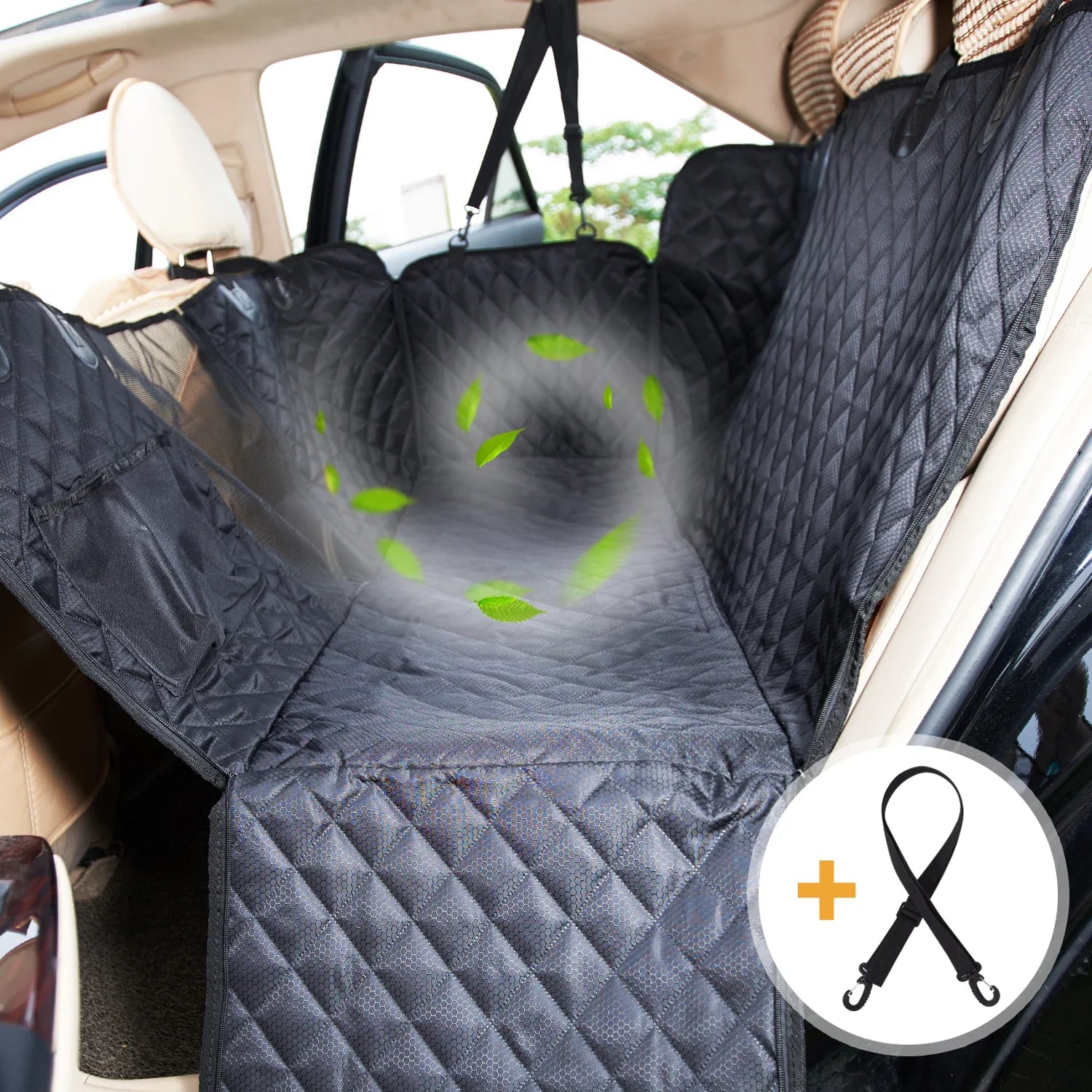 Pet Transport Hammock Cat Dog Car Seat Cover: Waterproof Backseat Protector & Front Seat Cover  ourlum.com   