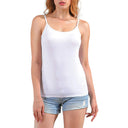 Adjustable Cotton Cami with Shelf Bra Women's Tank Top