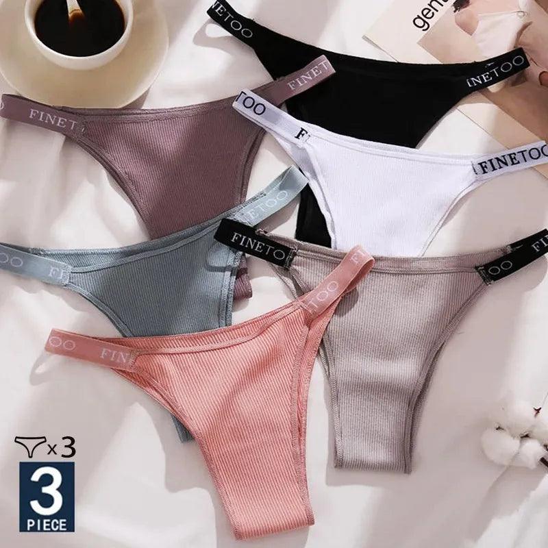 Luxurious Cotton Panties Set for Women - Breathable Intimate Lingerie  Our Lum   