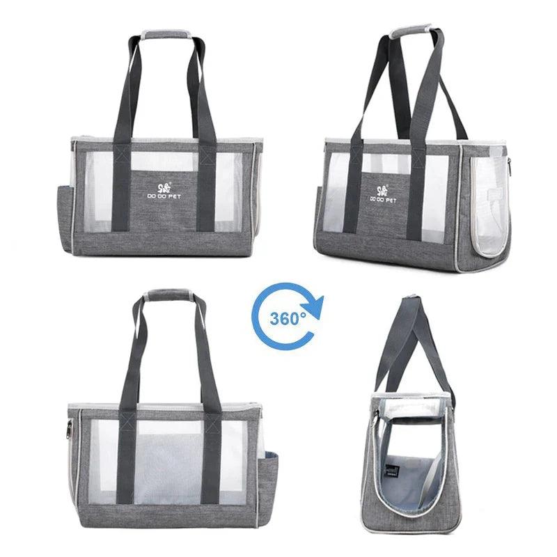 Breathable Cat Carrier Bag: Stylish Travel Pet Handbag for Cats & Dogs  ourlum.com   