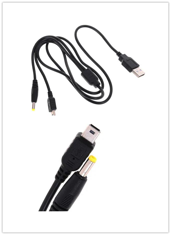 1pc 2-in-1 USB Data Cable / Charger Charging Lead for Psp 1000 / 2000 /3000 Playstation Portable Sony Video Games - KOQZM  ourlum.com   