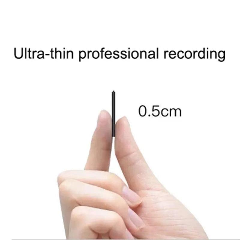 Ultra-Thin Mini Voice Recorder: Pro Dictaphone with Noise Reduction  ourlum.com   