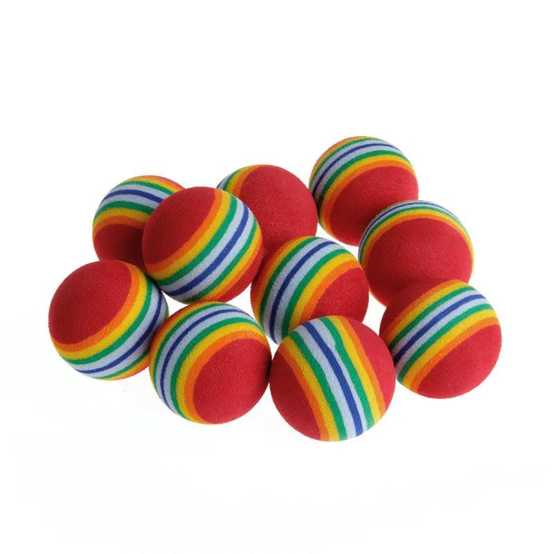 Colorful Interactive Cat Toy Ball Set for Playful Pets: Durable, Fun, and Vibrant!  ourlum.com   