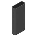 Power Bank Case For Xiaomi Silicone Cover 20000mAh External Battery Pack for Xiao mi PLM07ZM/PB2050ZM/PLM18ZM  ourlum.com Black  