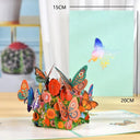 3D Animals Pop-up Cards: Butterflies, Unicorns, Cats & Dogs Gift  ourlum.com Flying butterfly  