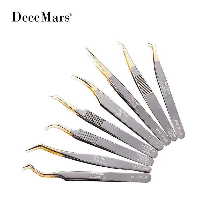 DeceMars Eyelash Extensions Tweezers For Lash Artists  ourlum.com   