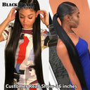 Luxurious Brazilian Straight Human Hair Extensions Length 30 Inch