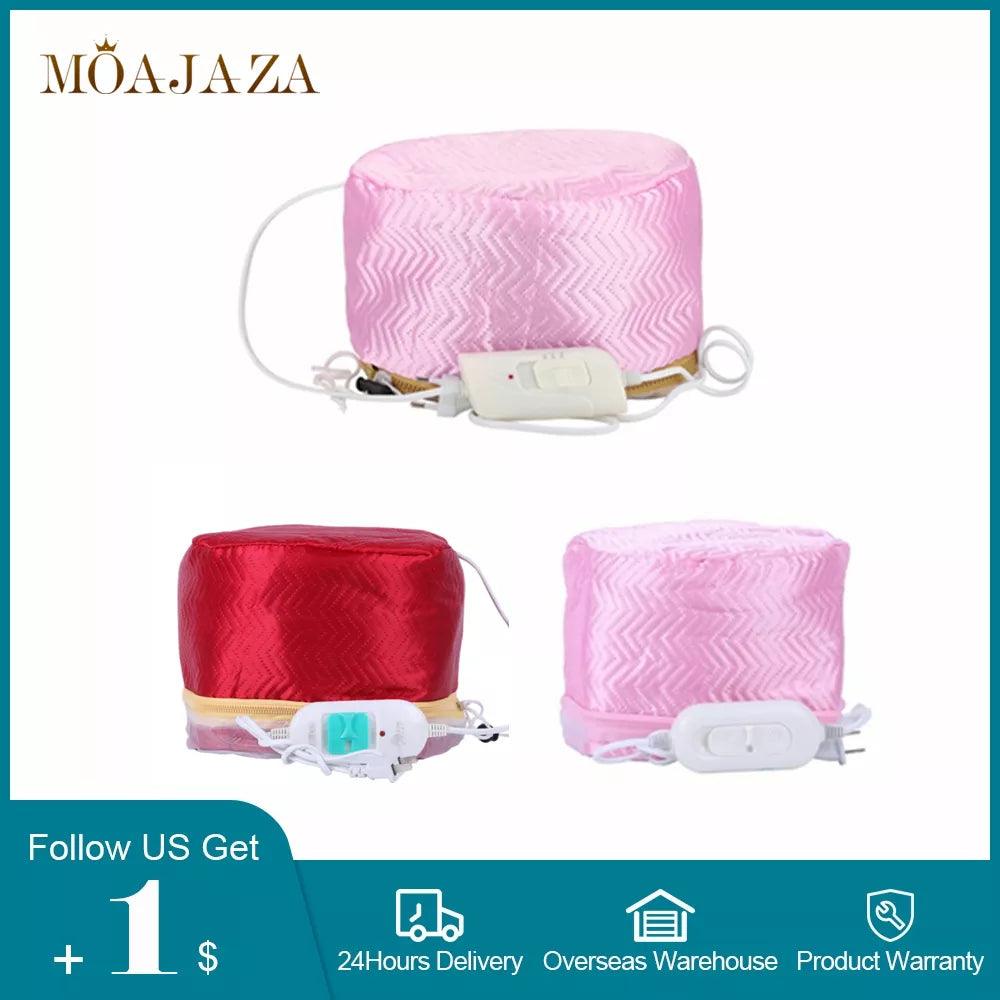 Thermal Treatment Hair Cap Heating Hair Steamer 220V 110V Care Accessories Bonnets for Women Hair Dryer Home Spa Salon Styling  ourlum.com EU PLUG-Pink 220V CHINA 