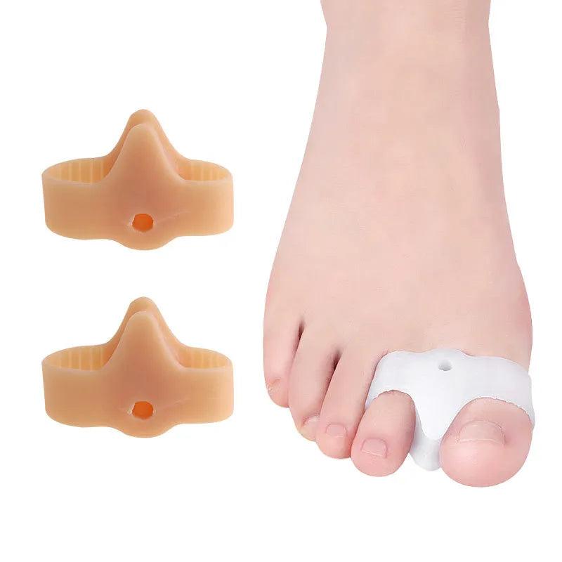 2pcs=1pair Silicone Toe Spreader Separator Bunion Hallux Valgus Corrector Thumb Finger Correction Straightener Foot Care Tool  ourlum.com   