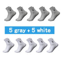 Chic Breathable Cotton Socks for Men 20 Pair Comfort Set