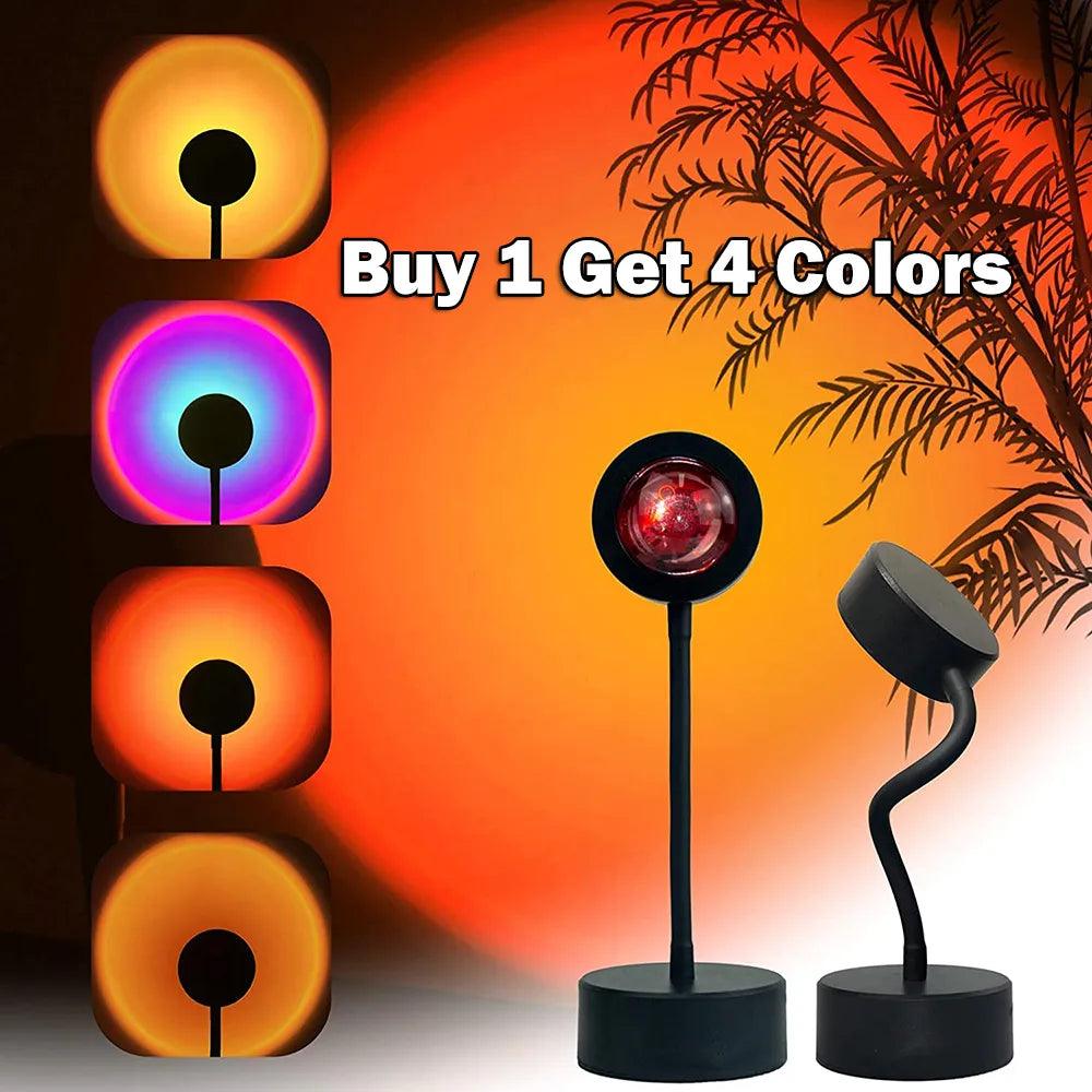 Sunset USB Lamp - Transform Your Space with Warm Glow and LED Technology  ourlum.com   