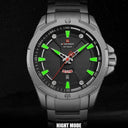 NAVIFORCE Men's Stainless Steel Waterproof Sports Watch