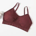 Sleek Seamless Push-Up Tube Top Bra for Women - Comfort and Style Combo  Our Lum Pad wine L 