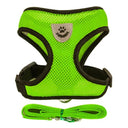 Adjustable Mesh Dog Harness: Comfortable Polyester Leash for Small Medium Pet  ourlum.com Green S(1.5-2.5 kg) 