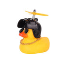 Duck Helmet Bike Car Ornament Fun Yellow Duck Accessory