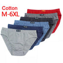 Men's Cotton Briefs: Breathable Underwear in Solid Colors