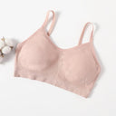 Sleek Seamless Push-Up Tube Top Bra for Women - Comfort and Style Combo  Our Lum Pad pink L 