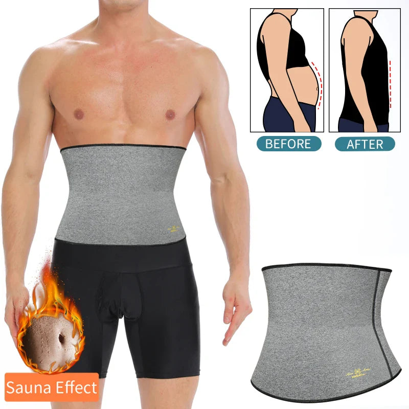 Men's Slimming Waist Trainer Belt for Effective Weight Loss & Enhanced Performance