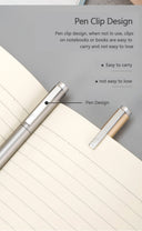 Xiaomi Deli Metal Gel Pen Rollerball Caneta ручка Ballpoint 0.5MM Signing Pens for Office Students Business Stationary Supplies