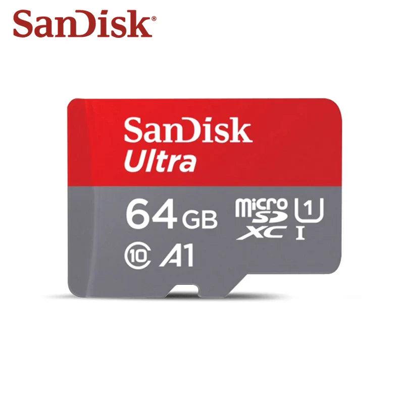 100% Original SanDisk Micro SD Card Class 10 TF Card 32GB 64GB 128GB Memory Card Up to 140MB/s for Phone Tablet Flash Card 256GB  OurLum.com   