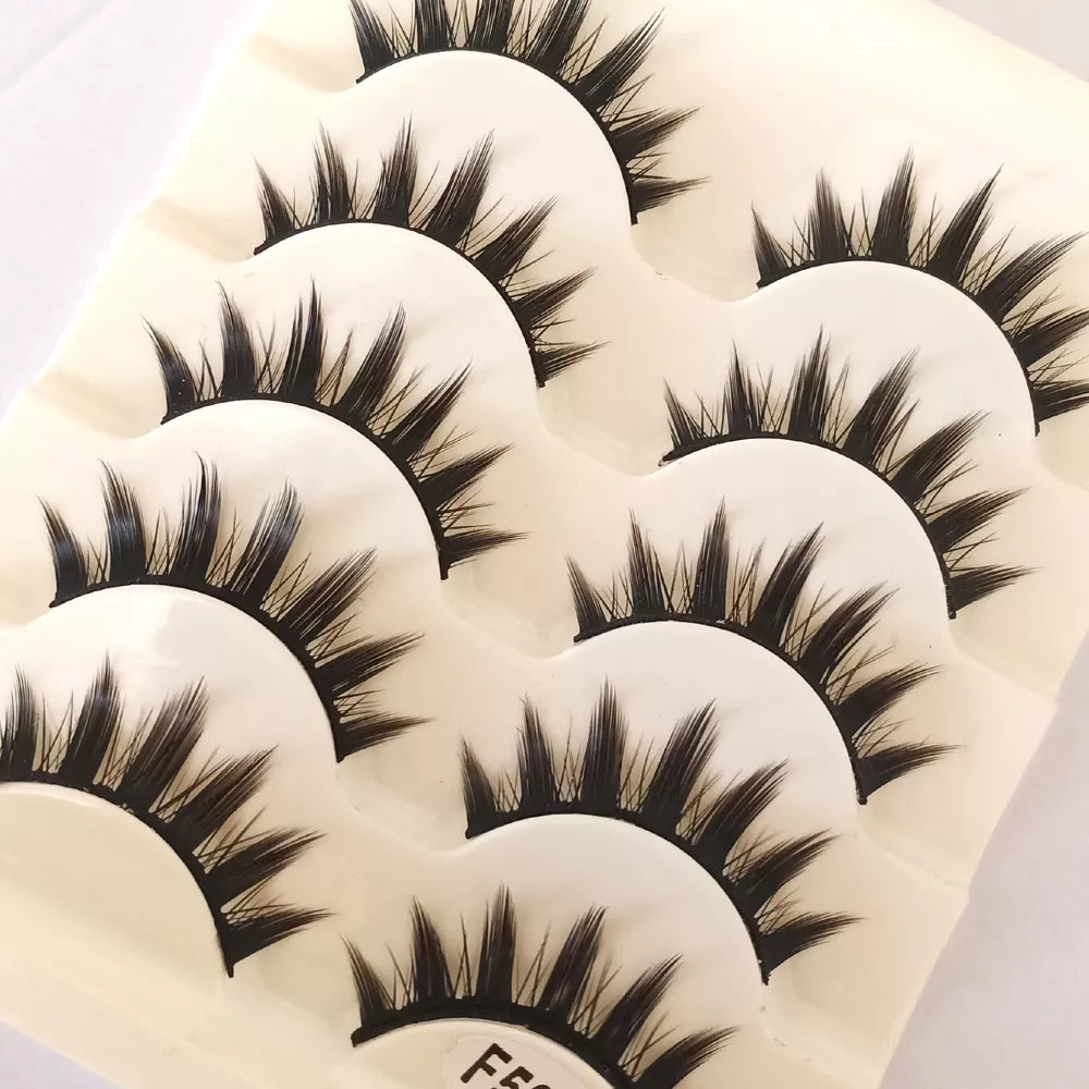 Glamorous Natural Cosplay False Eyelashes Set for Stunning Makeup Looks