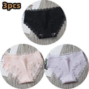 Cotton Lace Panties Set: Comfortable and Sexy Lingerie Trio