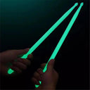 1 Pair 5A Luminous Drum Stick Nylon Fluorescent Drumsticks