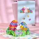 3D Animals Pop-up Cards: Butterflies, Unicorns, Cats & Dogs Gift  ourlum.com Bunny egg  