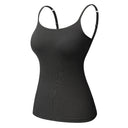 Adjustable Cotton Cami with Shelf Bra Women's Tank Top