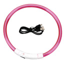 NICEYARD LED Dog Collar: Night Safety Flashing Lights  ourlum.com Pink  