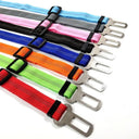 Enhanced Adjustable Car Pet Seat Belt with Reflective Nylon Strap and Elastic Bumper  ourlum.com   