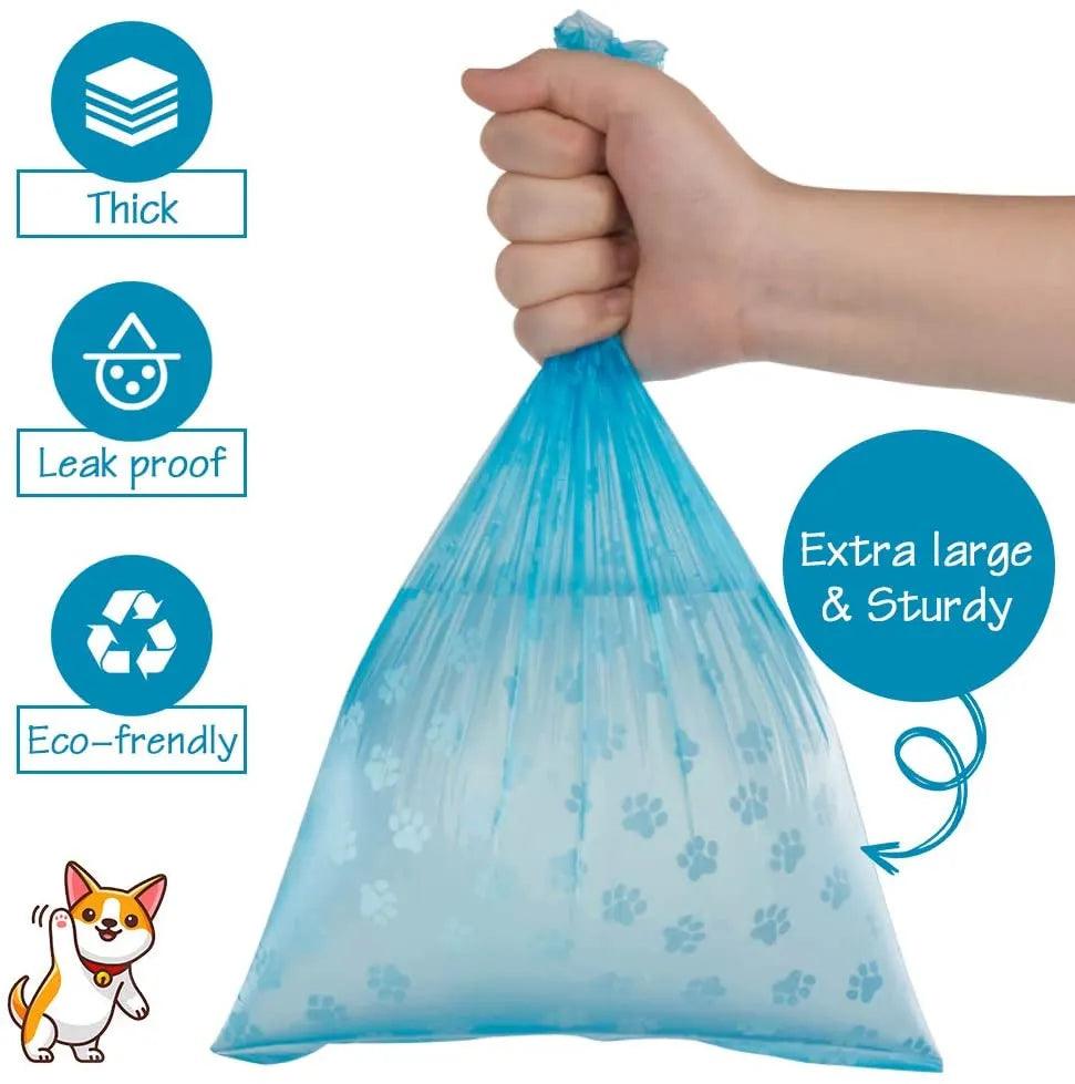 Pet Waste Bag Set with Leash Clip and Dispenser: Convenient, Eco-Friendly, Portable  ourlum.com   