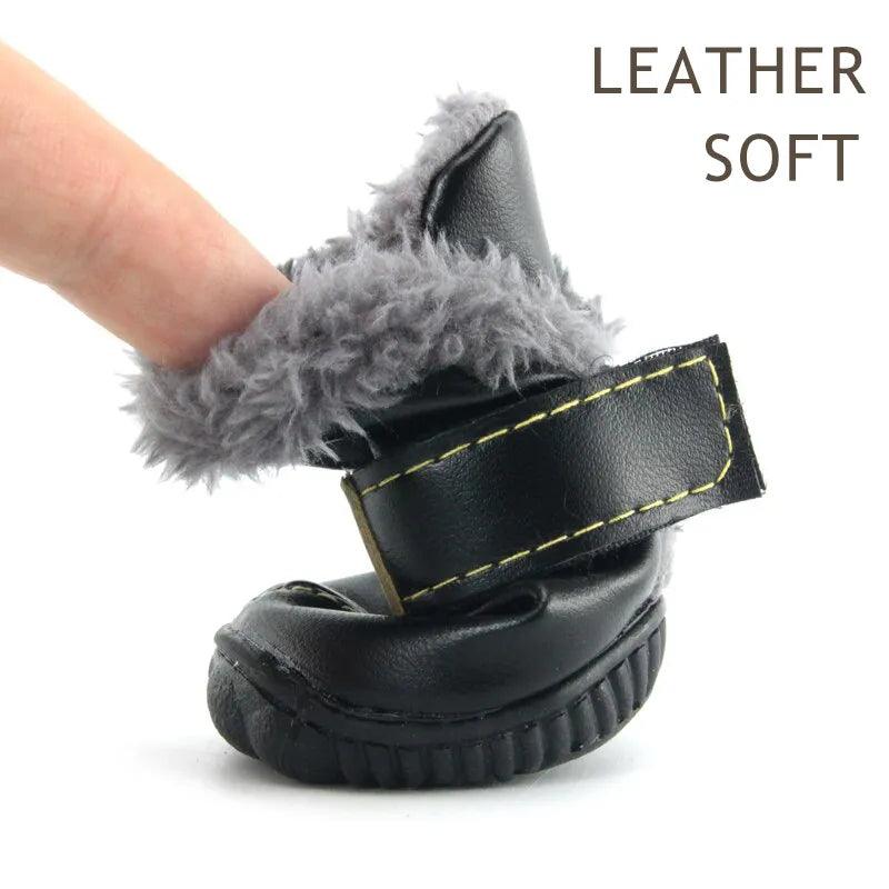 Winter Pet Dog Shoes: Stylish Waterproof Boots for Small Dogs  ourlum.com   