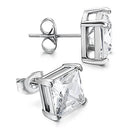 IOGOU 925 Sterling Silver Stud Earrings For Women Diamond Jewelry