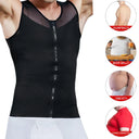 Men's Slimming Shapewear Compression Shirt with Zipper