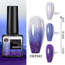 Color-Changing Glitter Gel Polish Set: Mesmerizing Effects