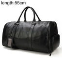 Big Capacity Genuine Leather Travel Bag For Men Women Stylish