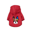 Winter Cotton Dog Hoodies: Stylish & Warm Pet Clothing for French Bulldogs  ourlum.com Purple S 