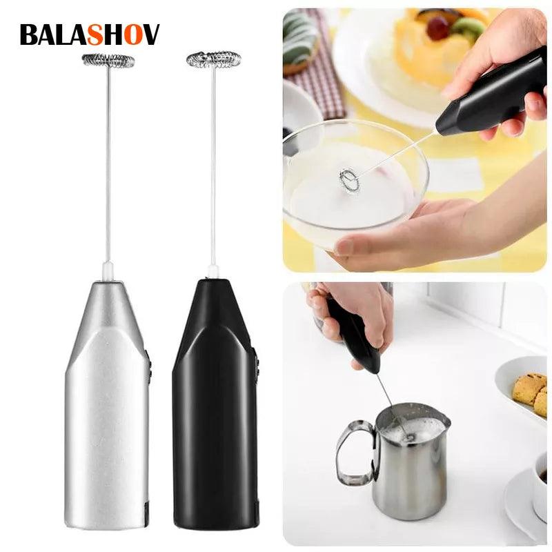 Wireless Handheld Milk Frother and Egg Beater - Battery Operated Kitchen Tool  ourlum.com   