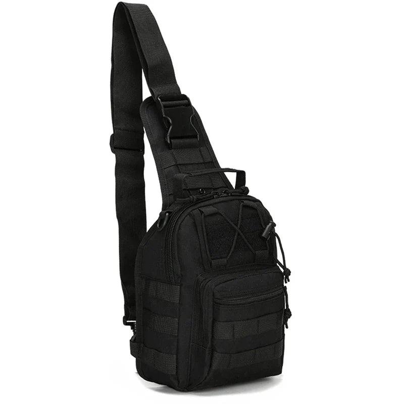 Compact Tactical Sling Backpack - Waterproof Oxford Chest Bag for Outdoor Hunting, Hiking, and Camping