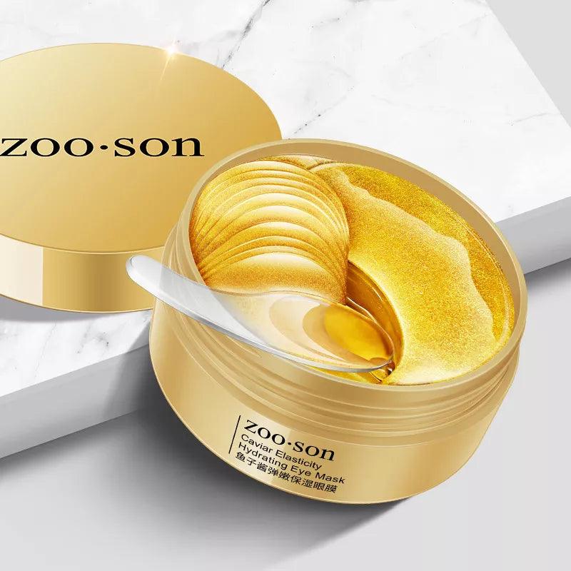 Gold Caviar Eye Masks: Youthful Rejuvenation & Hydration - Luxury Care