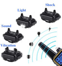 Pet Training Collar: Remote Vibration Shock Rechargeable Waterproof Trainer Anti Bark  ourlum.com   