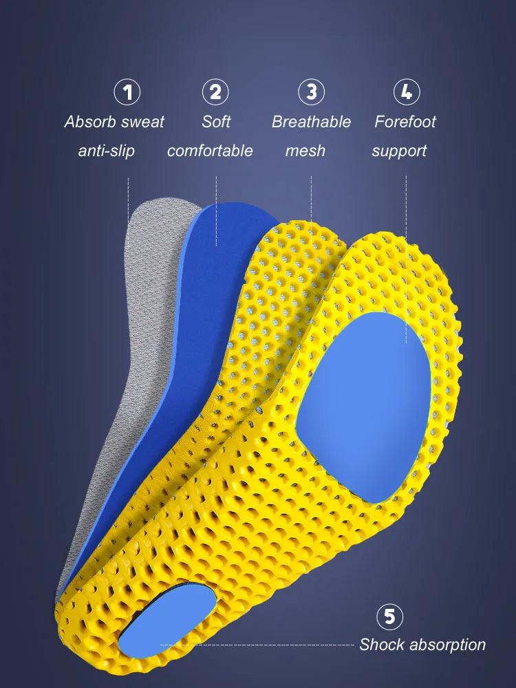 Memory Foam Orthotic Sport Insoles for Active Men and Women  ourlum.com   
