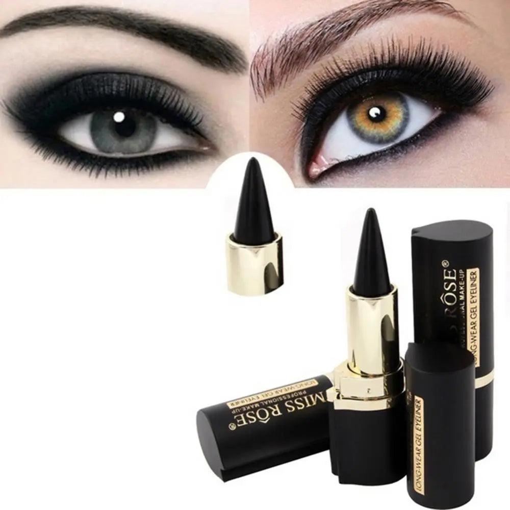 Black Gel Eyeliner Pencil for Smoky Eye Effects: Long-Lasting & Waterproof