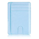 RFID Blocking Leather Wallet Stylish Card Holder Purse Gift