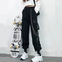 Women Cargo Pants 2023 Harem Fashion Punk Jogger Trousers