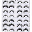 5-14Pairs Fluffy Lashes 10-25mm 3D Mink Lashes Long Thick Natural False Eyelashes Wholesale Lashes Vendors Makeup Mink Eyelashes  ourlum.com 14 pairs 001  