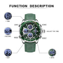 NAVIFORCE Stylish LED Military Watch for Men Elegant Timepiece