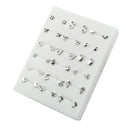 Women Acrylic Crystal Stud Earrings Set: Trendy Small Studs for Fashionable Women  ourlum.com 12  